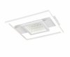 Nowoczesna lampa sufitowa LED biała metalowa prostokąt kwadrat klasyczna minimalistyczna designerska WHEELER R64801931 Rl